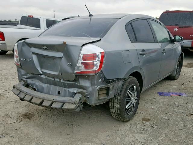 3N1AB61E37L661596 - 2007 NISSAN SENTRA 2.0 GRAY photo 4