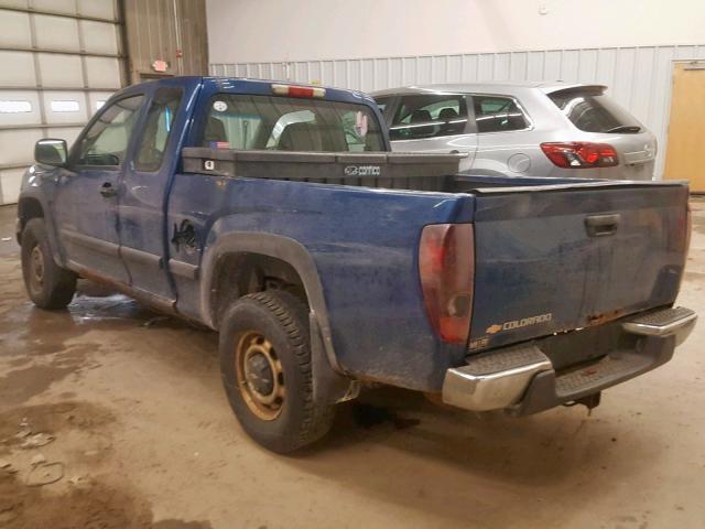 1GCDT196258263525 - 2005 CHEVROLET COLORADO BLUE photo 3