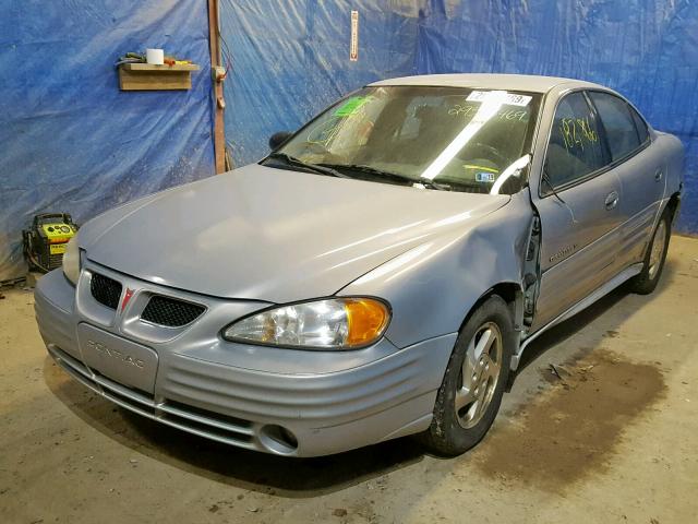 1G2NF52T7YC501894 - 2000 PONTIAC GRAND AM S SILVER photo 2