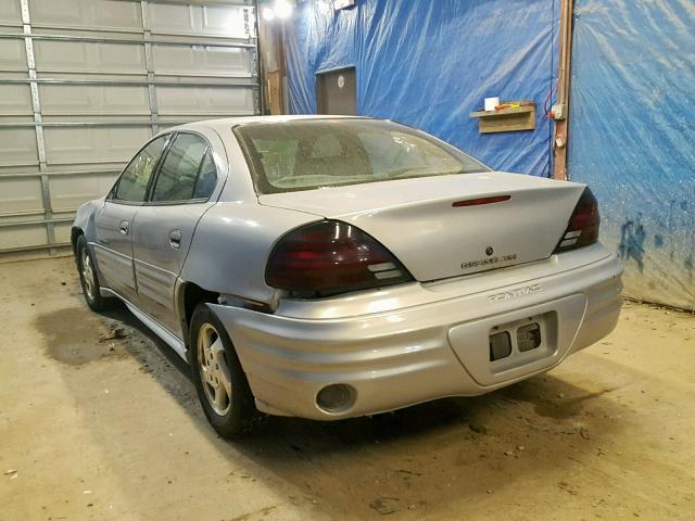 1G2NF52T7YC501894 - 2000 PONTIAC GRAND AM S SILVER photo 3