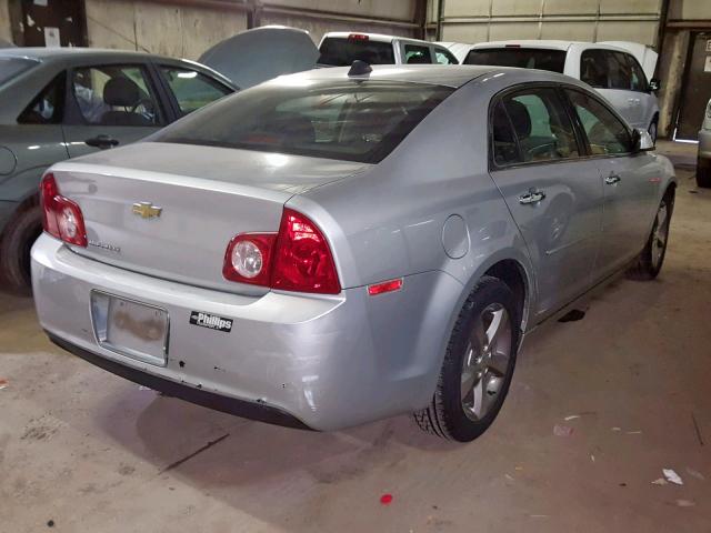 1G1ZC5E04CF207344 - 2012 CHEVROLET MALIBU 1LT ვერცხლისფერი ფოტო 4