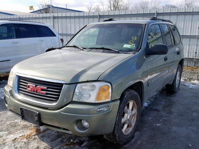 1GKDT13S232314497 - 2003 GMC ENVOY GREEN photo 2