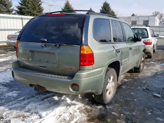 1GKDT13S232314497 - 2003 GMC ENVOY GREEN photo 4