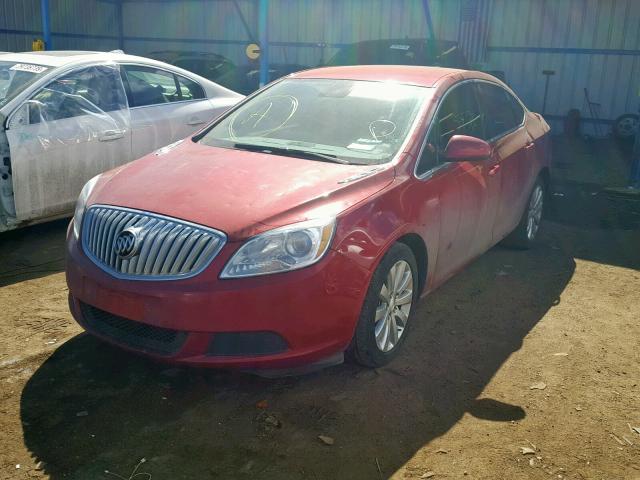 1G4PP5SK9G4141041 - 2016 BUICK VERANO RED photo 2