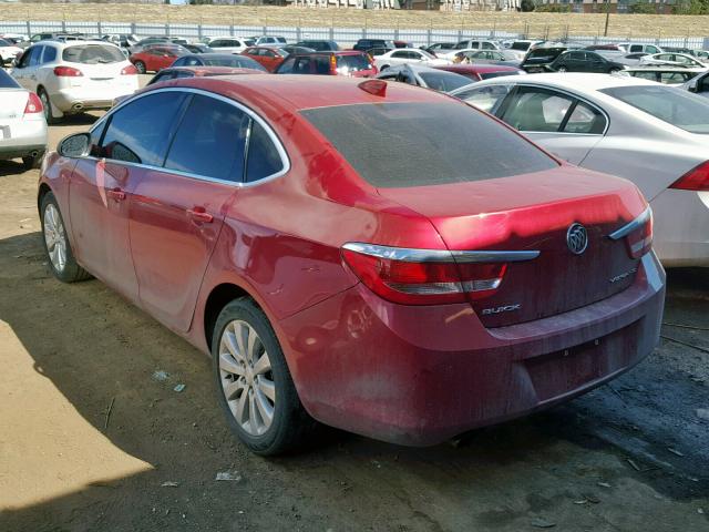 1G4PP5SK9G4141041 - 2016 BUICK VERANO RED photo 3