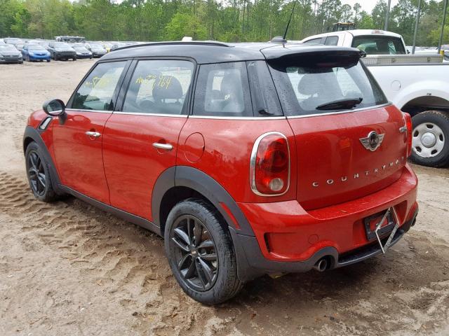 WMWZC3C57EWP51945 - 2014 MINI COOPER S C RED photo 3