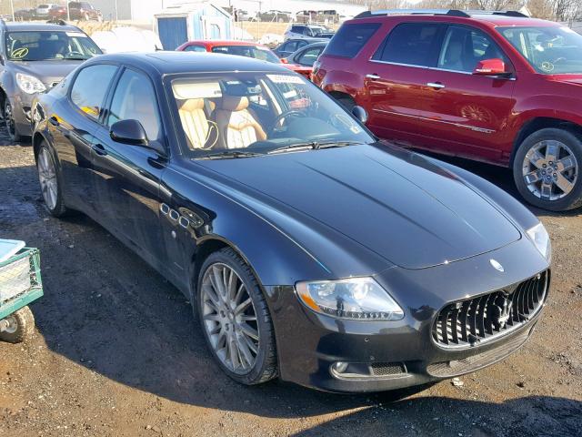 ZAM39JKAXC0065663 - 2012 MASERATI QUATTROPOR BLACK photo 1