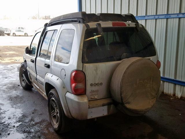 1J4GL38K34W161940 - 2004 JEEP LIBERTY RE SILVER photo 3