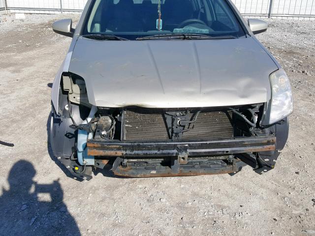 3N1AB61E28L657766 - 2008 NISSAN SENTRA 2.0 SILVER photo 9