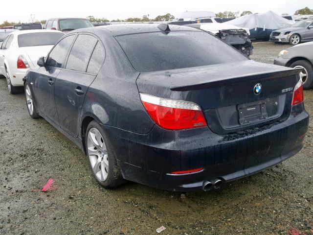 WBANW13538CN54979 - 2008 BMW 535 I BLACK photo 3