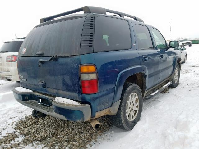 1GNEK13T16R150321 - 2006 CHEVROLET TAHOE K1500  photo 4