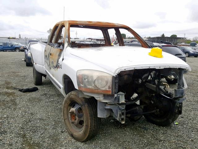 3D7MX48C77G702153 - 2007 DODGE RAM 3500 S WHITE photo 1