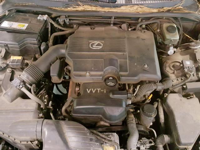 JTHBD192540081279 - 2004 LEXUS IS 300 BLACK photo 7