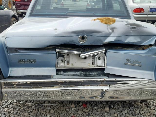 1G6CD5332L4290973 - 1990 CADILLAC DEVILLE BLUE photo 10