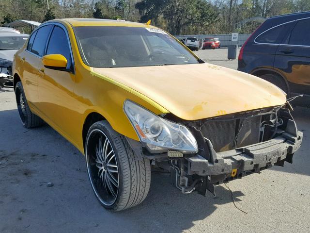 JN1CV6AP5BM503289 - 2011 INFINITI G37 BASE YELLOW photo 1