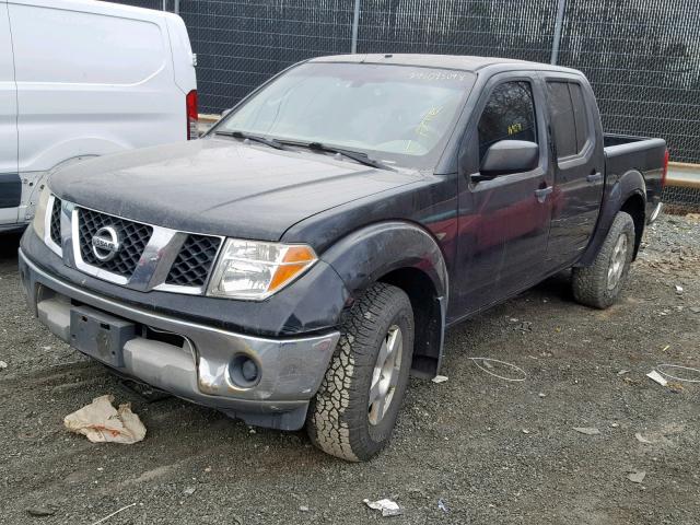 1N6AD07W07C449168 - 2007 NISSAN FRONTIER C BLACK photo 2