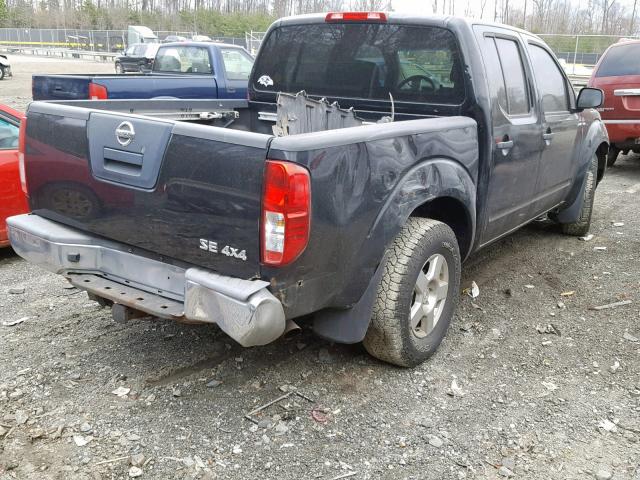 1N6AD07W07C449168 - 2007 NISSAN FRONTIER C BLACK photo 4