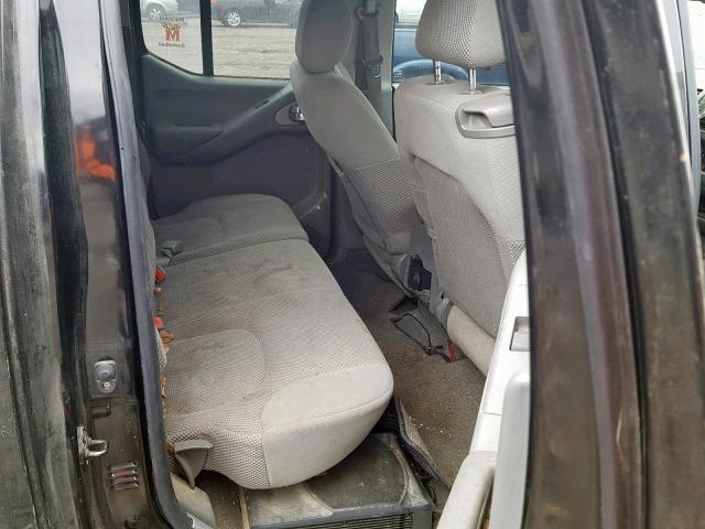 1N6AD07W07C449168 - 2007 NISSAN FRONTIER C BLACK photo 6