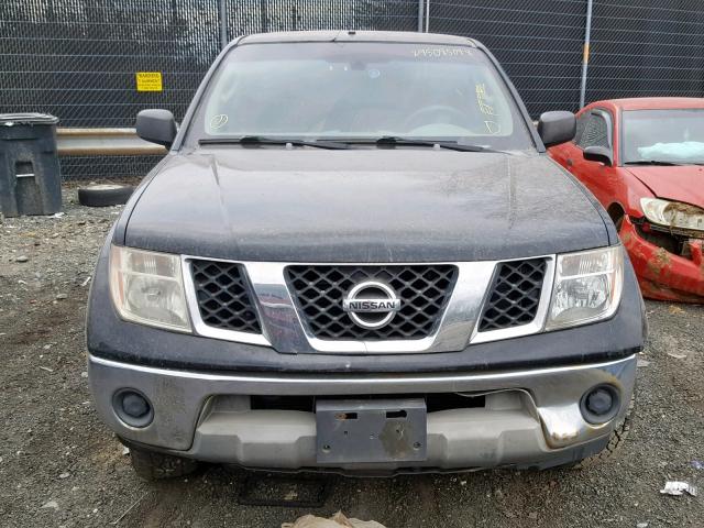 1N6AD07W07C449168 - 2007 NISSAN FRONTIER C BLACK photo 9