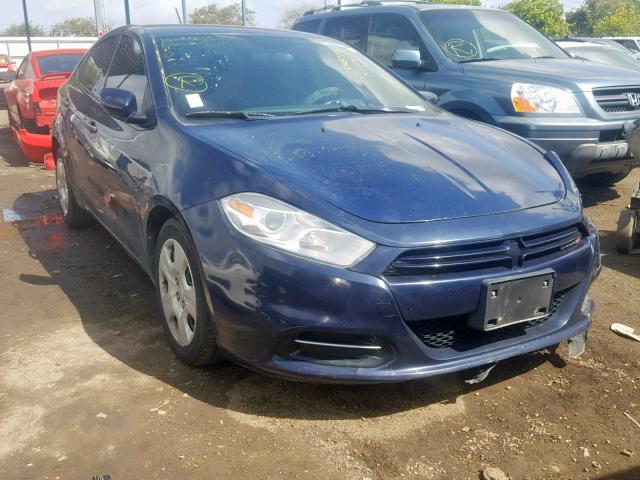 1C3CDFAA1DD192169 - 2013 DODGE DART SE BLUE photo 1