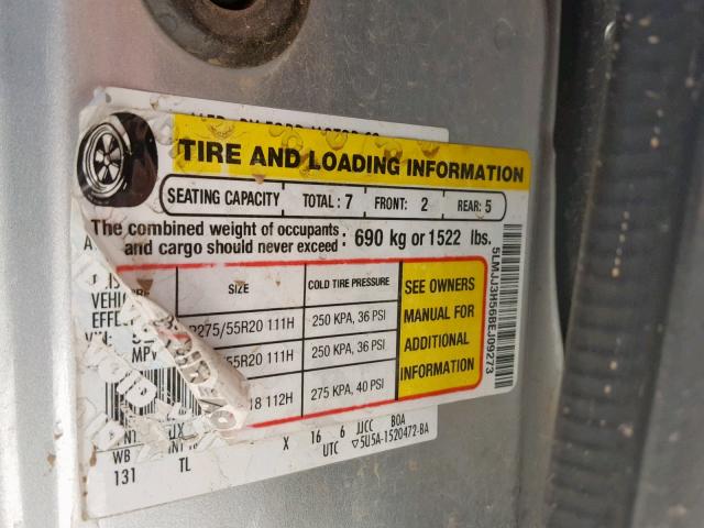 5LMJJ3H56BEJ09273 - 2011 LINCOLN NAVIGATOR Күміс фото 10