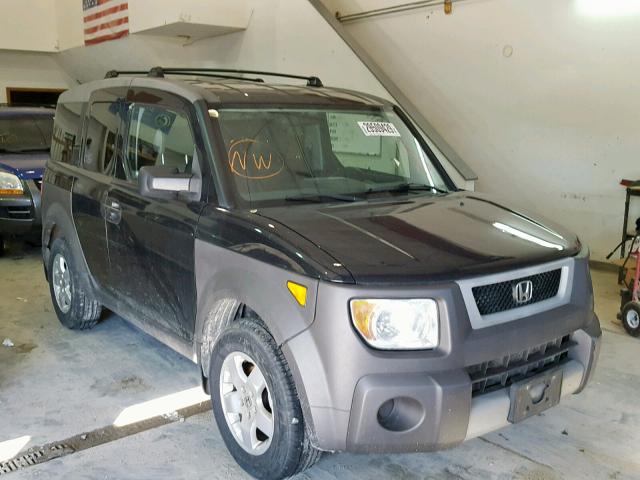 5J6YH17523L008701 - 2003 HONDA ELEMENT EX BLACK photo 1