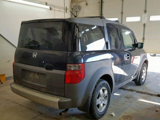 5J6YH17523L008701 - 2003 HONDA ELEMENT EX BLACK photo 4