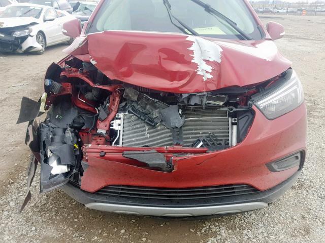 KL4CJASB0JB519726 - 2018 BUICK ENCORE PRE RED photo 7