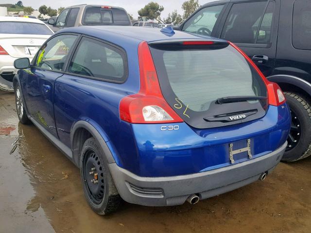 YV1MK672882045574 - 2008 VOLVO C30 T5 BLUE photo 3