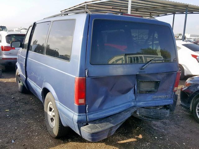 1GNDM19W8VB118187 - 1997 CHEVROLET ASTRO BLUE photo 3