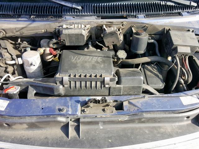 1GNDM19W8VB118187 - 1997 CHEVROLET ASTRO BLUE photo 7