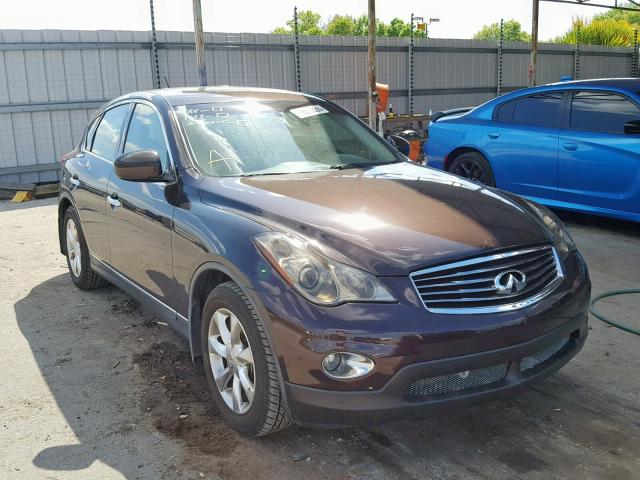 JNKAJ09F48M351036 - 2008 INFINITI EX35 BASE BROWN photo 1