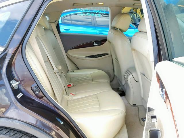 JNKAJ09F48M351036 - 2008 INFINITI EX35 BASE BROWN photo 6