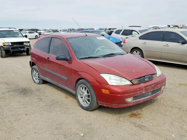 3FAFP31322R143668 - 2002 FORD FOCUS ZX3 RED photo 1