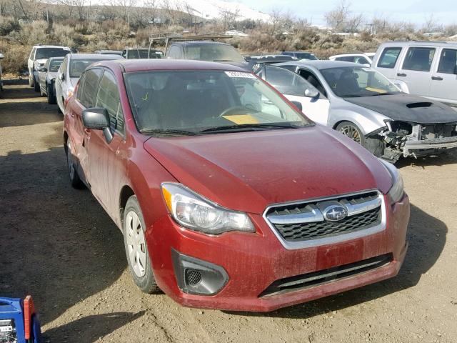 JF1GPAA61CG202589 - 2012 SUBARU IMPREZA RED photo 1