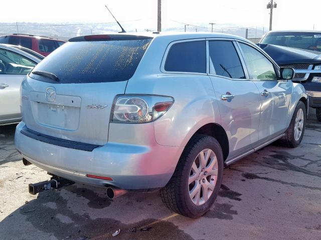 JM3ER29L370127301 - 2007 MAZDA CX-7 BLUE photo 4