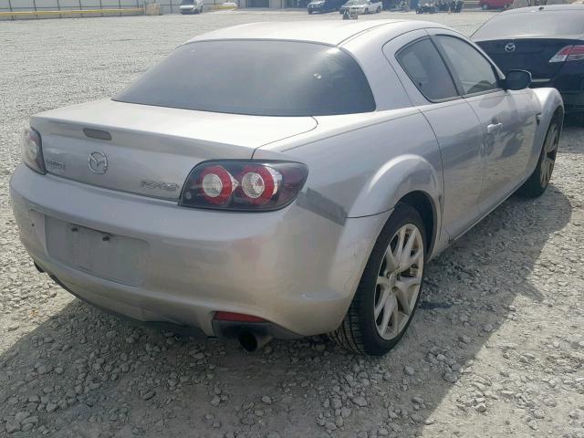 JM1FE17P090400335 - 2009 MAZDA RX8 SILVER photo 4