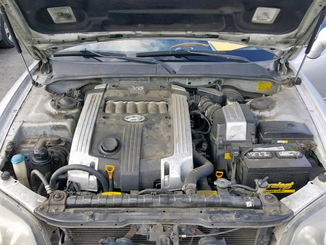 KMHFU45E23A252160 - 2003 HYUNDAI XG 350 SILVER photo 7