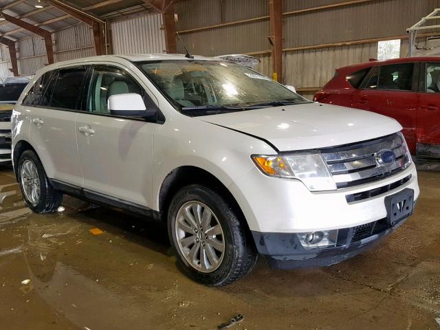 2FMDK3JC8ABB40122 - 2010 FORD EDGE SEL WHITE photo 1