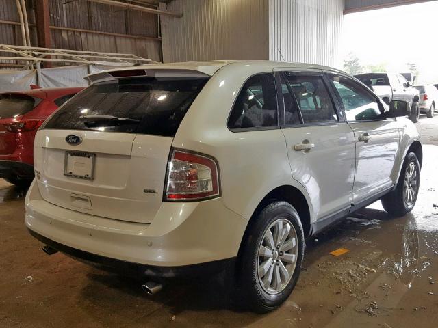 2FMDK3JC8ABB40122 - 2010 FORD EDGE SEL WHITE photo 4