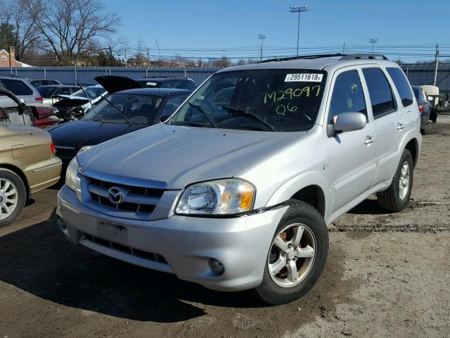 4F2CZ96186KM29097 - 2006 MAZDA TRIBUTE S SILVER photo 2