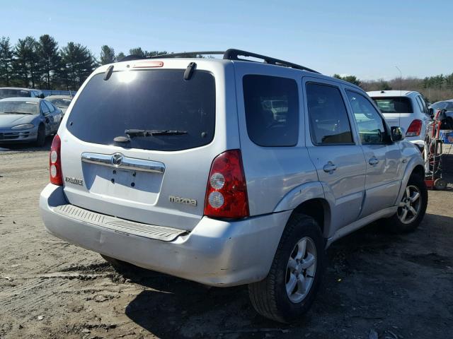 4F2CZ96186KM29097 - 2006 MAZDA TRIBUTE S SILVER photo 4