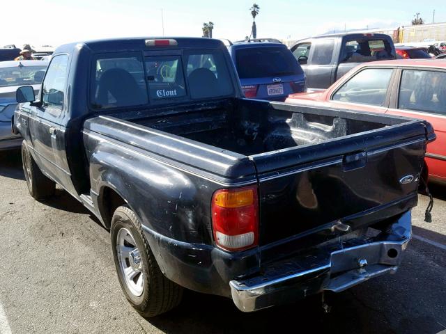 1FTYR10V3XPB45660 - 1999 FORD RANGER BLACK photo 3