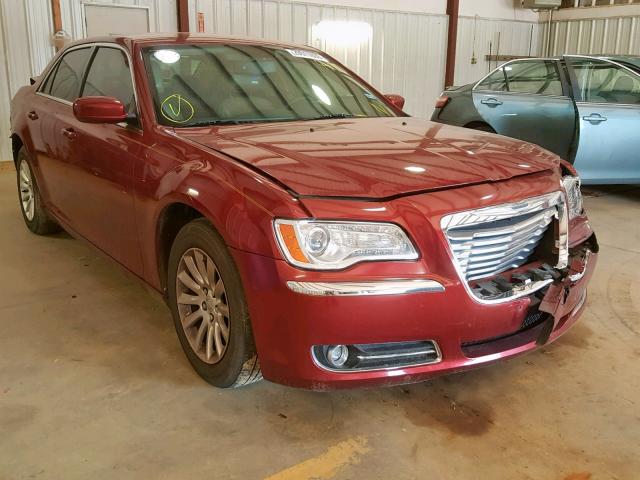 2C3CCAAG5EH124410 - 2014 CHRYSLER 300 RED photo 1