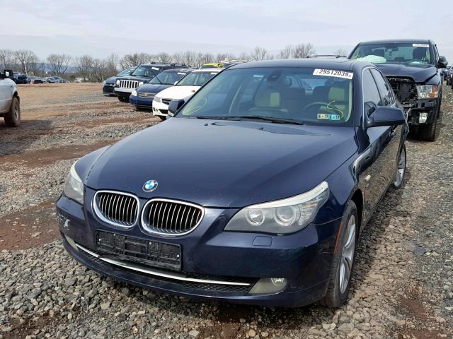 WBANV1C54AC443513 - 2010 BMW 528 XI BLUE photo 2