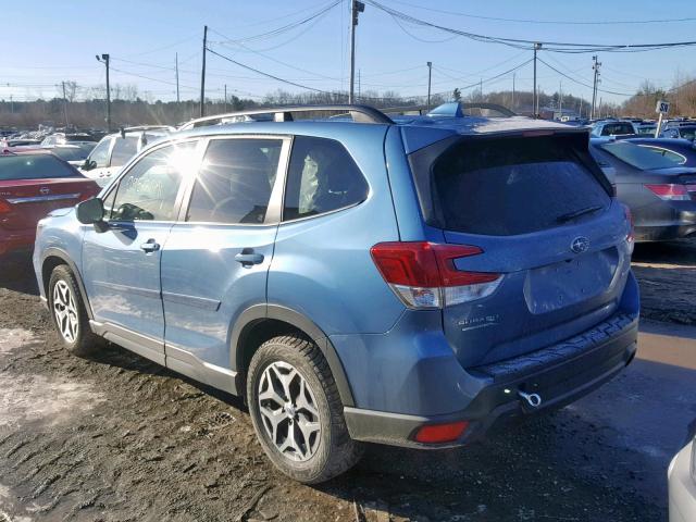 JF2SKAEC5KH429457 - 2019 SUBARU FORESTER P BLUE photo 3