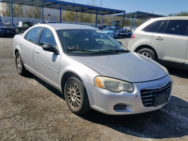 1C3EL46X94N273685 - 2004 CHRYSLER SEBRING LX SILVER photo 1