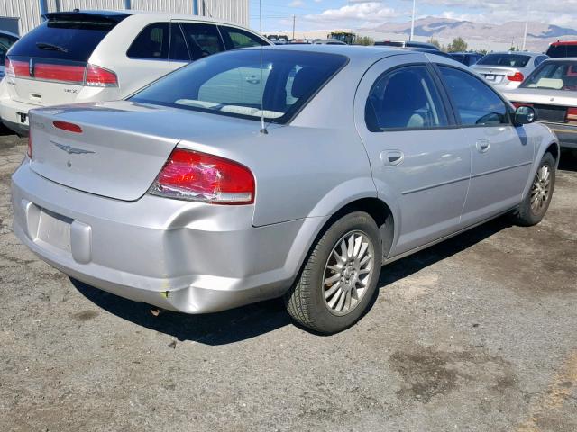 1C3EL46X94N273685 - 2004 CHRYSLER SEBRING LX SILVER photo 4