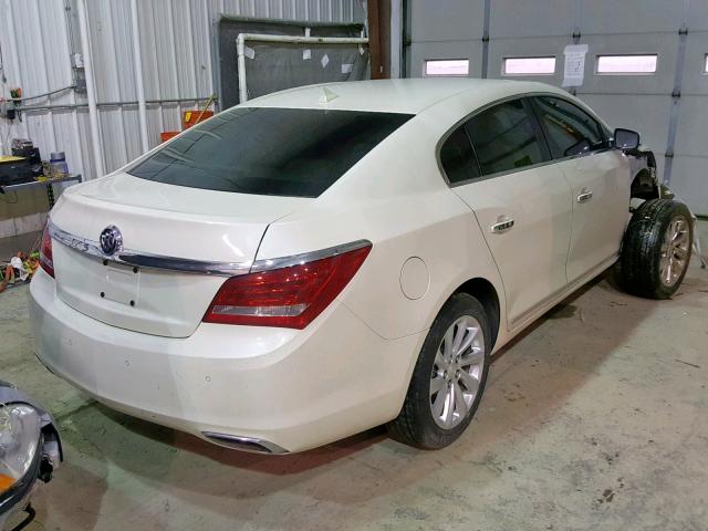 1G4GB5G32EF136605 - 2014 BUICK LACROSSE WHITE photo 4