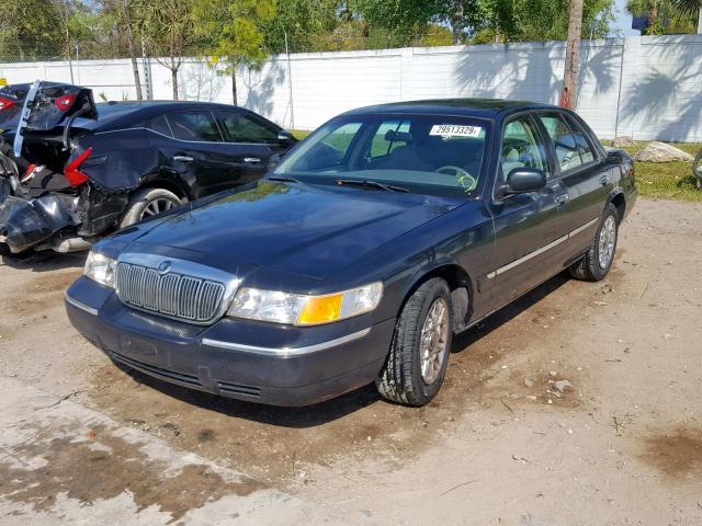 2MEFM74W8WX636082 - 1998 MERCURY GRAND MARQ GREEN photo 2